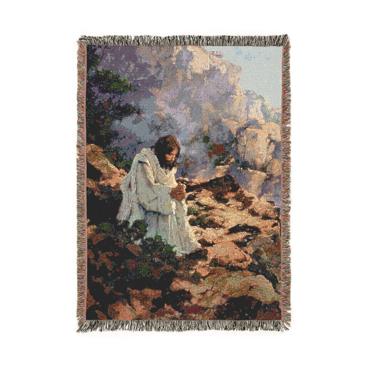 handmade jesus blanket